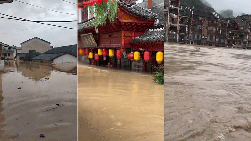 Lluvias intensas provocan evacuación de 242 mil personas en China 