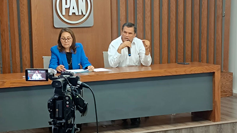 PAN Michoacán señala a Valencia Reyes como operador de Morena  