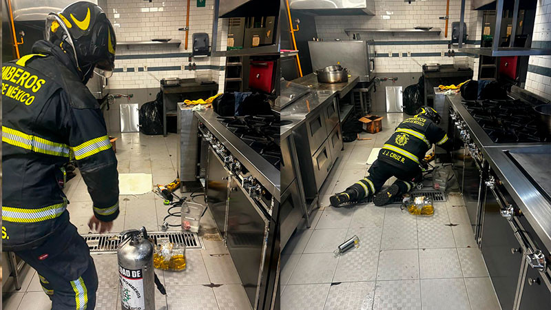 Cuatro lesionados deja explosión por fuga de gas en restaurante de Ciudad de México 