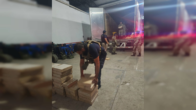 Golpe de 63 millones a carteles: Aseguran 600 kilos de metanfetamina en Buenavista, Michoacán 