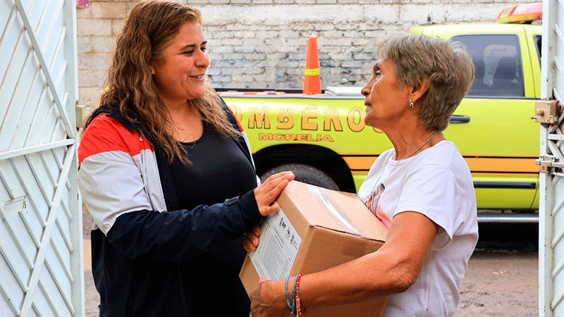 Gobierno de Morelia brinda apoyo a vecinos de la Gertrudis Sánchez 