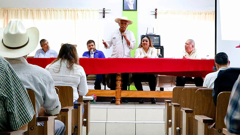 Presenta Sader programas de impulso al campo a productores de 4 municipios 