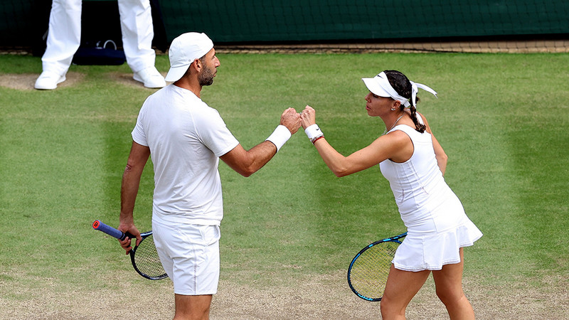 Dupla mexicana de tenistas González-Olmos hace historia y avanza a la final de Wimbledon 