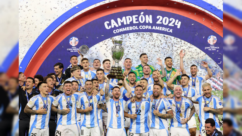 Logra Argentina bicampeonato de la Copa América: Gana 1 - 0 a Colombia 