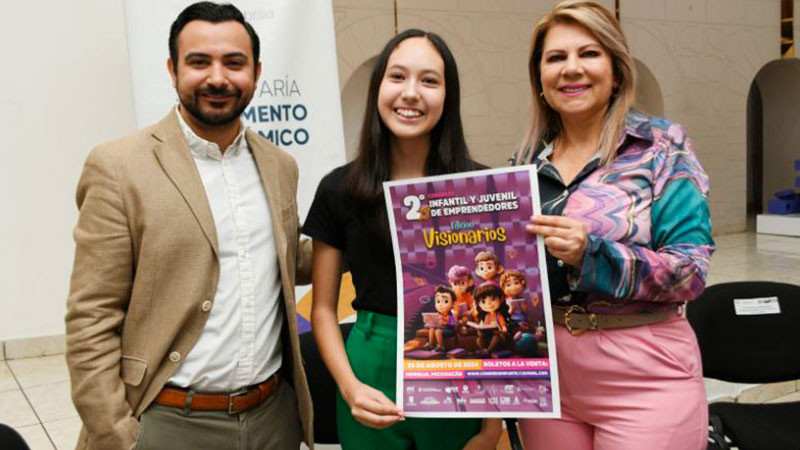 Anuncia Gobierno de Morelia 2° Congreso Infantil y Juvenil de Emprendedores, edición Visionarios 