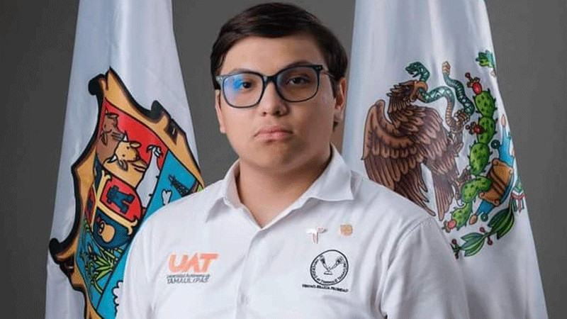 Alumno de Preparatoria de Universidad de Tamaulipas competirá a nivel internacional con proyecto de Ingeniería Ambiental