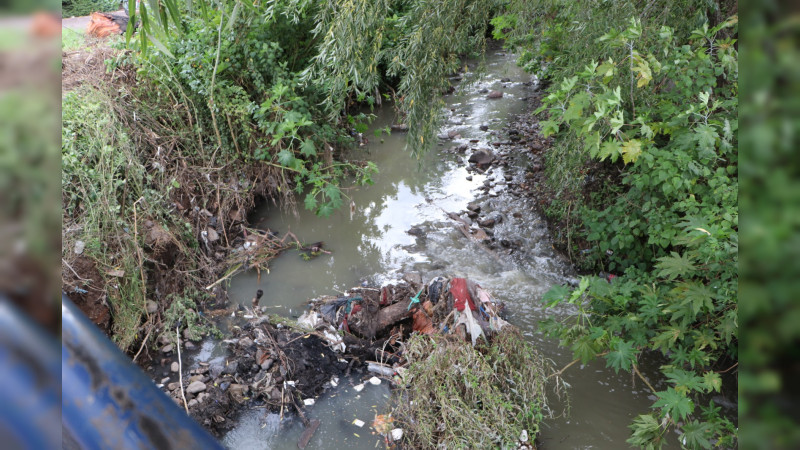 La Dirección de Servicios Municipales realiza tareas de limpieza de cunetas, coladeras, bocas de tormenta y arroyos para evitar inundaciones