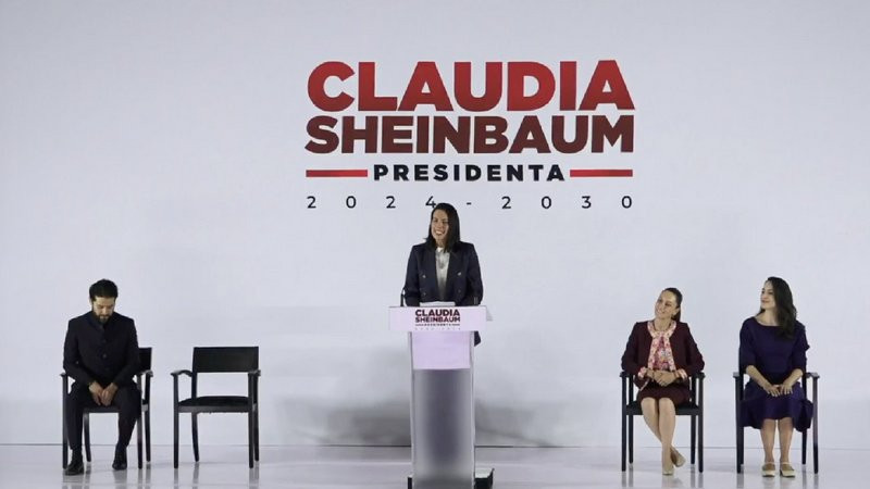 Claudia Sheinbaum presenta última parte de su gabinete legal 