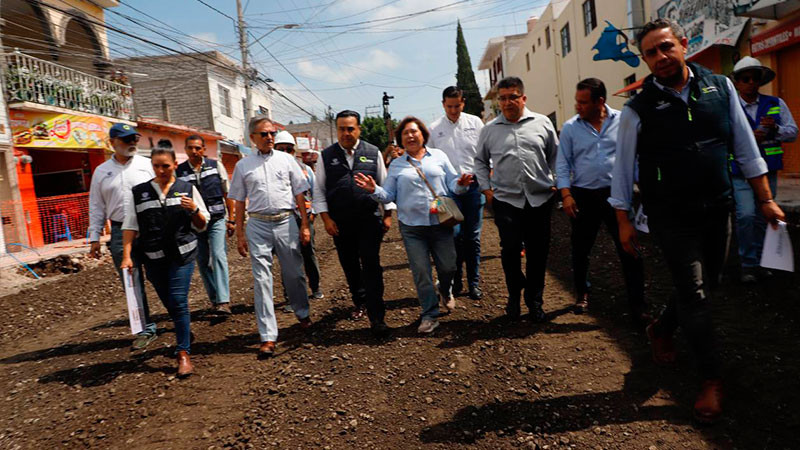 Supervisa Luis Nava trabajos de Regeneración Urbana en Santa Rosa Jáuregui   