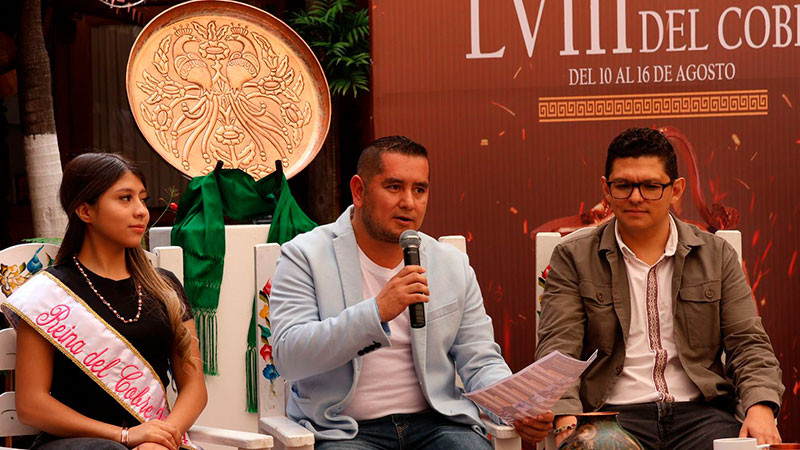 Alistan la 58 edición de la Feria Nacional del Cobre en Santa Clara, Michoacán 