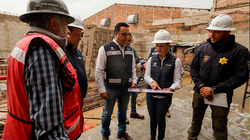 Querétaro: Supervisan avances de construcción de la Subcomandancia  