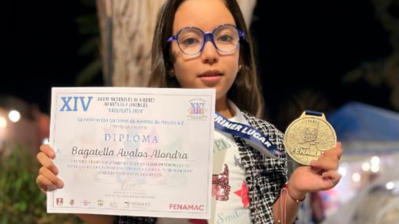 Alumna de la UAG, es nueva campeona nacional de ajedrez 