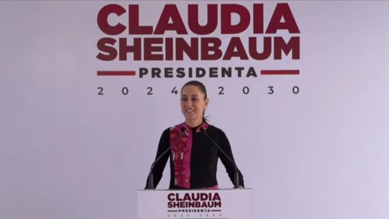 Claudia Sheinbaum respeta renuncia de Biden a la reelección; recalca que defenderá a México 