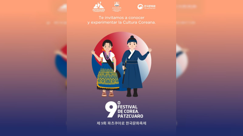 El Centro Cultural Coreano en México ya compartió la fecha para el próximo Festival de Corea en Pátzcuaro 