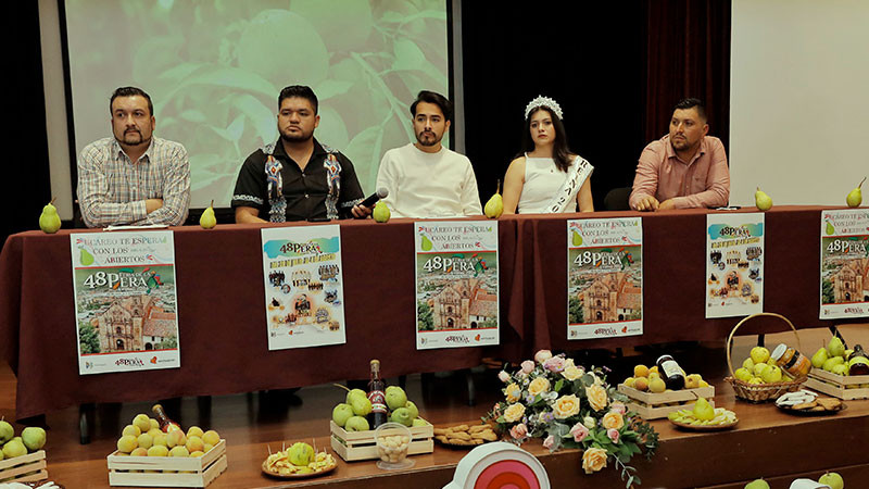 Anuncian la 48° Feria de la Pera de Ucareo, Michoacán 