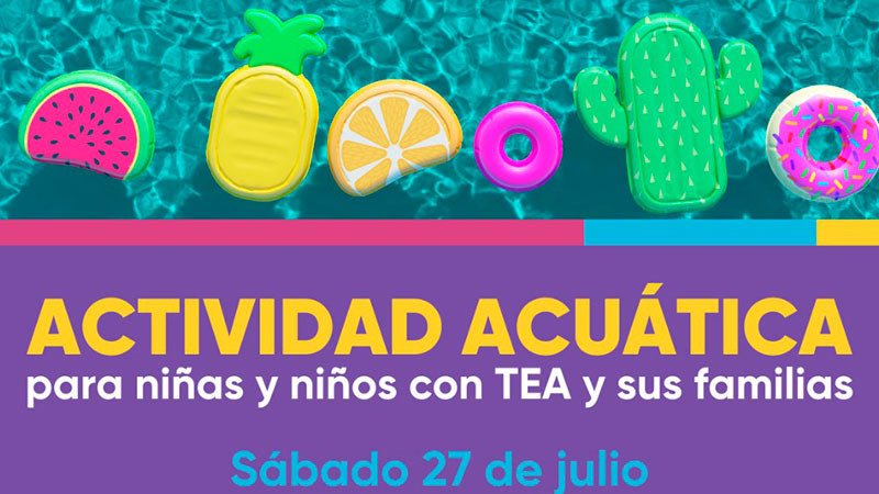 DIF Morelia invita a disfrutar de actividad acuática para niñas y niños con TEA y sus familias 