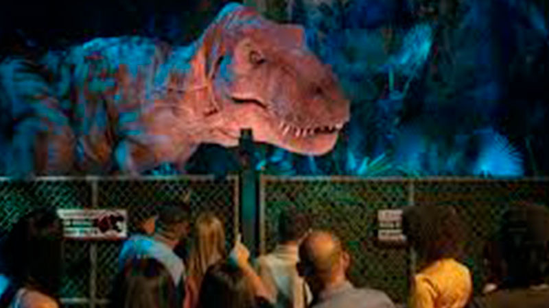 CDMX: Se roban dinosaurio de expo Jurassic World en Perisur 