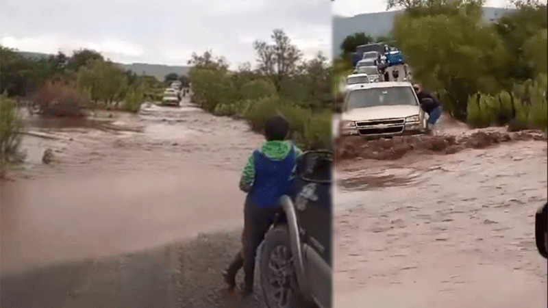 Lluvias dejan incomunicado a pueblo en Durango 