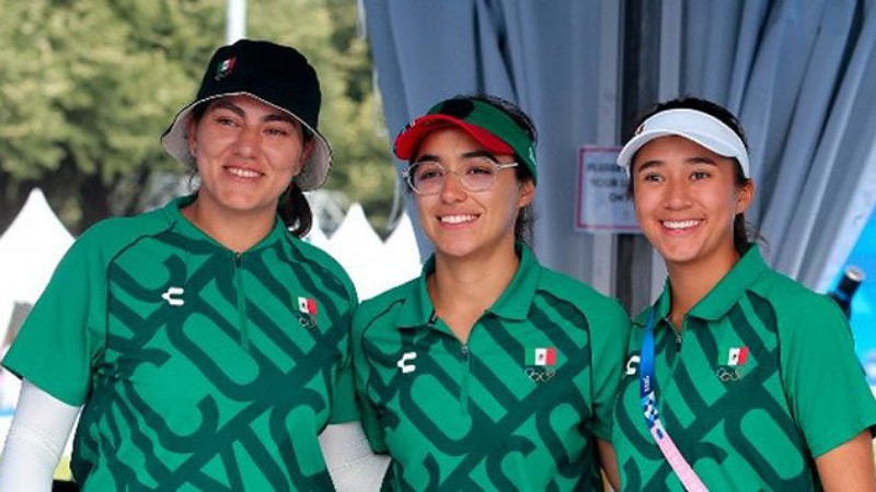 México femenil por equipos se clasifica a las semifinales de Tiro con Arco en París 2024; van por medalla 