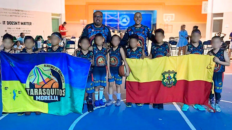 Destacan Tarasquitos-IMCUFIDE en Festival Nacional de Minibasket en Monterrey 