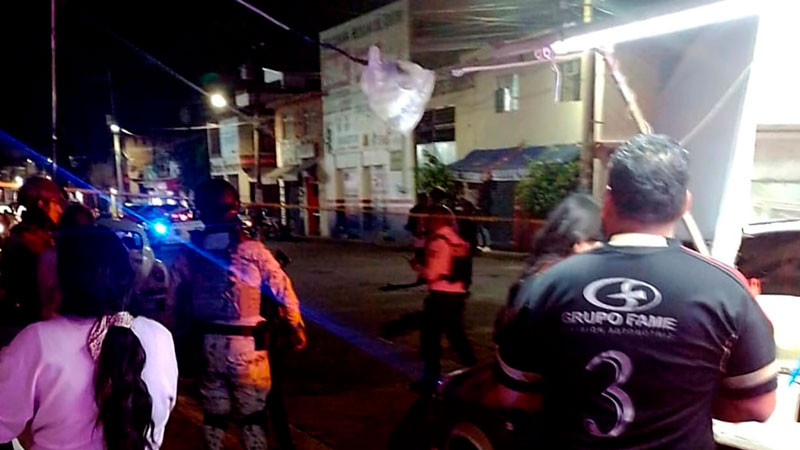 Resultan heridos dos personas en ataque armado en Morelia, Michoacán 