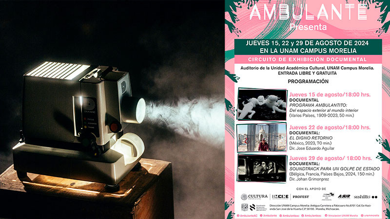 Llega la gira de documentales "Ambulante" a la UNAM campus Morelia 