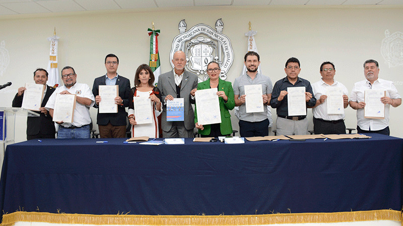 Universidad Michoacana sella una alianza por la Sustentabilidad; firma compromisos con la Carta de la Tierra