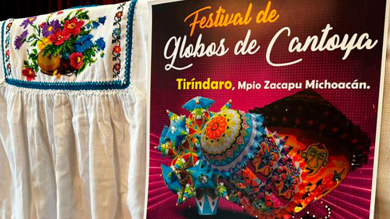 El cielo de Tiríndaro se llenará de colores con el Festival del Globo de Cantoya 