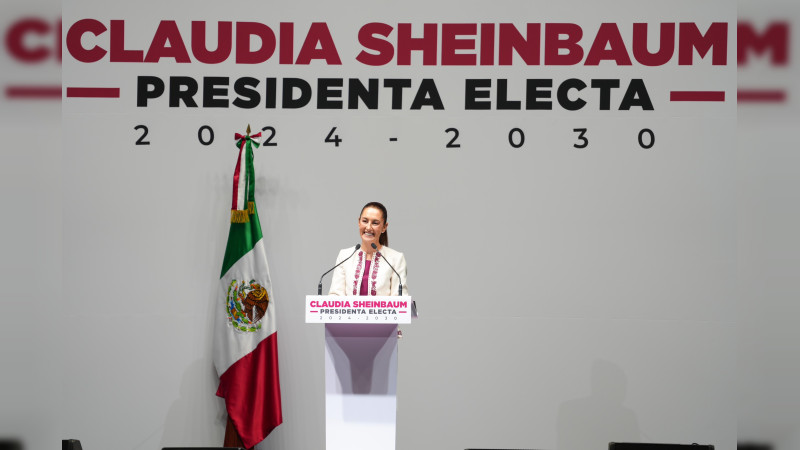 ¡Sigamos haciendo historia! Construyamos juntas y juntos una patria grande: Claudia Sheinbaum