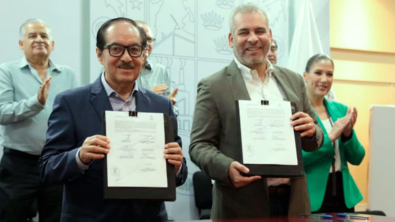 Gobierno de Michoacán firma convenio con la Conafor para control de plagas y enfermedades forestales 