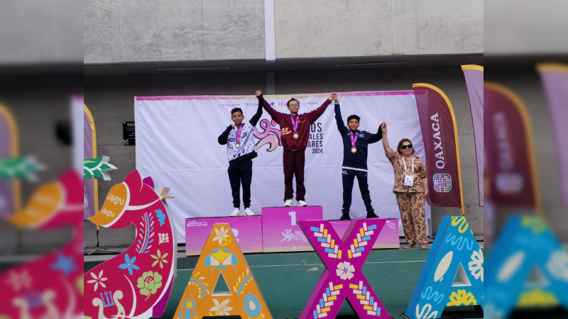 Gana Michoacán sus primeras medallas en Juegos Nacionales Populares 2024