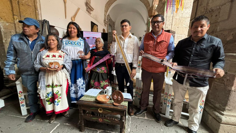 Anuncian XL Concurso Artesanal de Mueble Tradicional, Telar de Cintura y Bordado de Cuanajo 