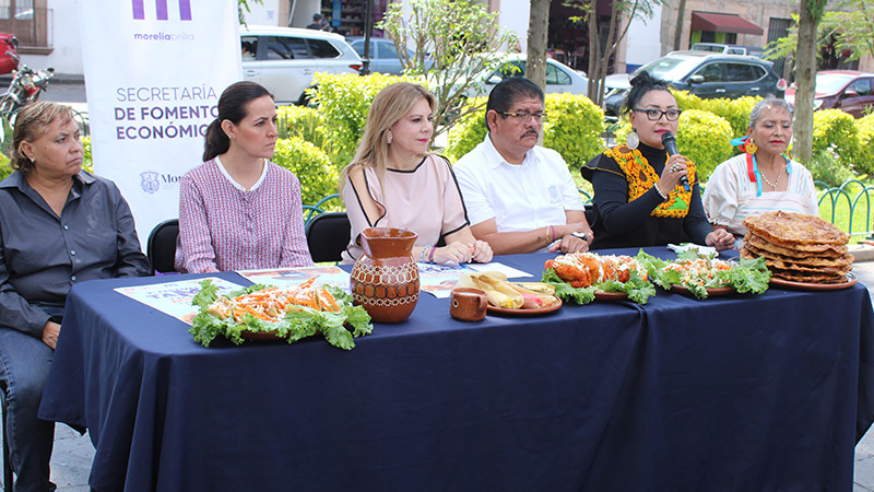 Gobierno de Morelia anuncia el 7° Festival del Tamal y el Buñuelo 