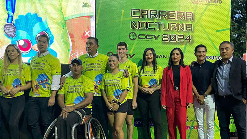 Querétaro: Presentan Player y Medalla de la Carrera Nocturna  