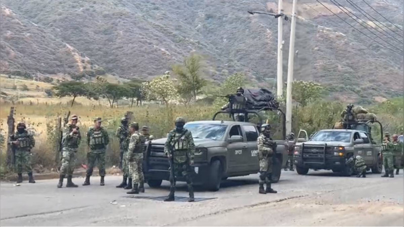 Confirman cinco policías y un militar heridos en emboscada en Tepalcatepec, Michoacán 