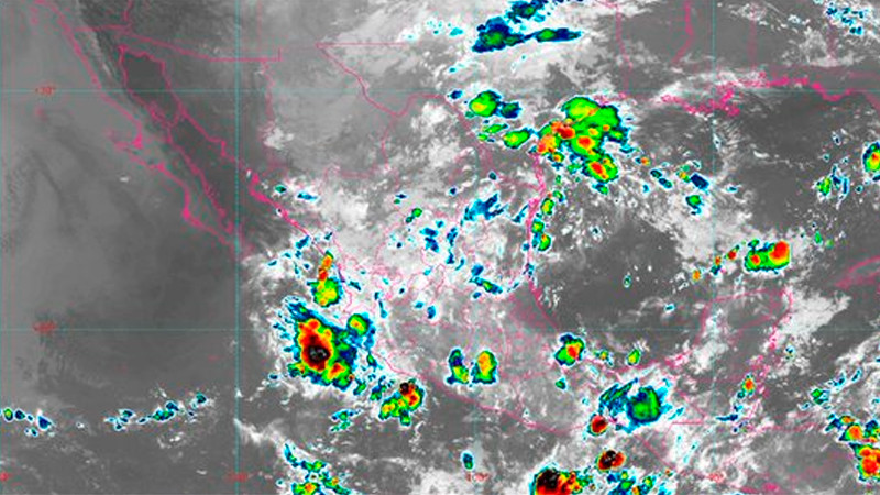 Prevén lluvias puntuales intensas en 9 puntos del país 