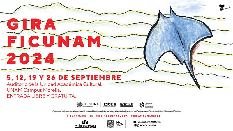 Llega la muestra internacional de cine FICUNAM a Morelia   