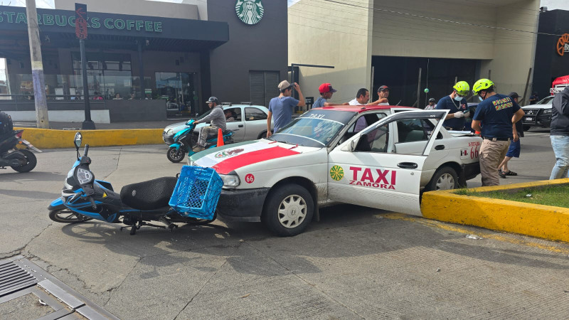 En Zamora, Michoacán detienen a sujeto que chocó tras robar camioneta