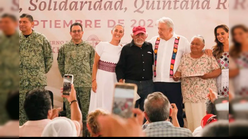 ’’Somos testigos de que la prosperidad está llegando al pueblo de Quintana Roo’’: Claudia Sheinbaum