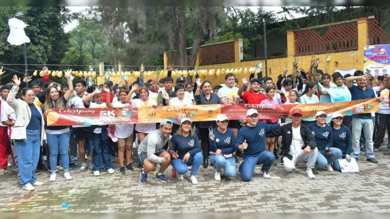 Llevó a cabo SESA la carrera Color Young en el municipio de Colón, Querétaro 