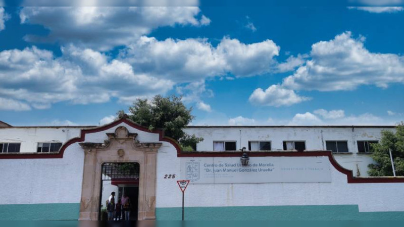 Atiende centro de salud de Morelia a 120 mil pacientes por año 