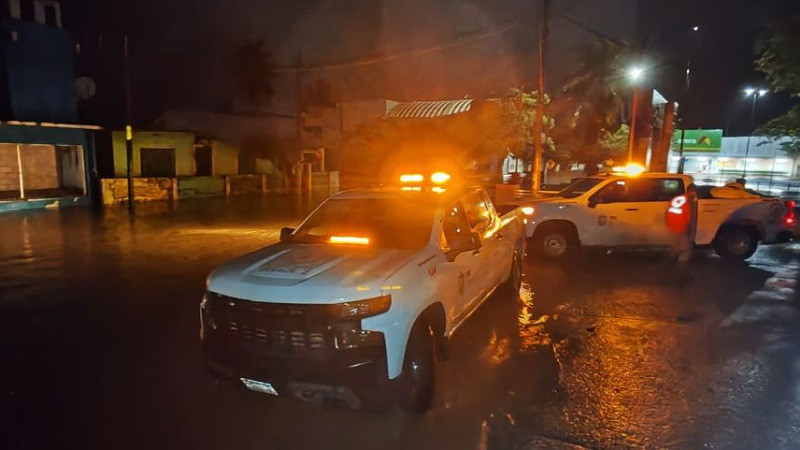 Intensas lluvias dejan 2 personas sin vida y 7 municipios con afectaciones en Veracruz 