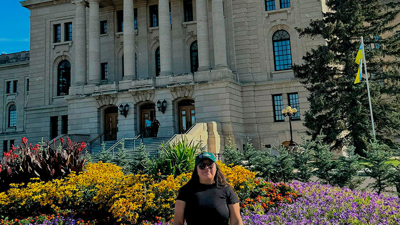 Alumna de UT San Juan realiza estadía académica en Canadá 