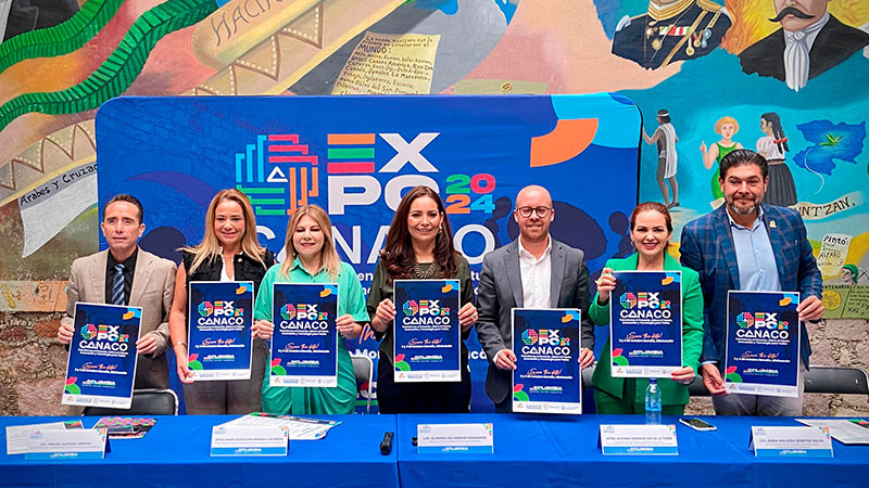 Presentaron en Morelia, Michoacán, la cartelera de Expo CANACO 2024 