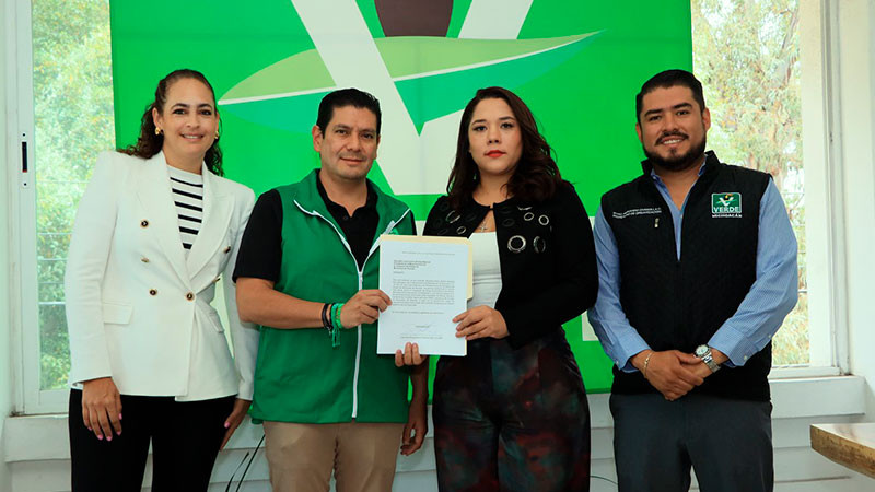 Xóchilt Ruíz se suma a la bancada del Partido Verde en Michoacán: Ernesto Núñez 