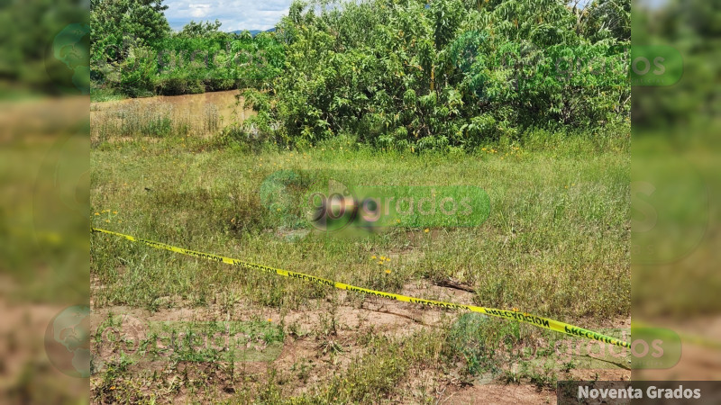 Hallan cadáver putrefacto en Tangancícuaro, Michoacán 