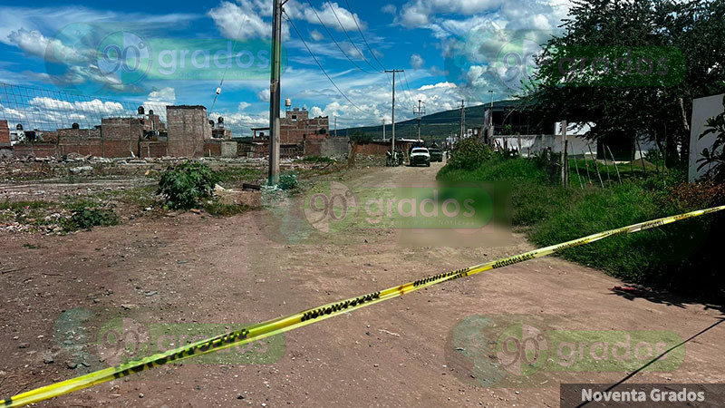 Localizan cadáver de un hombre con impactos de arma en  Zamora, Michoacán 