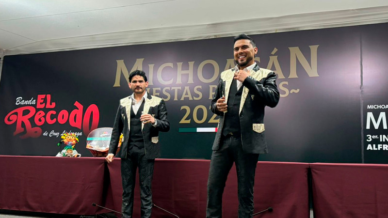 Con Caminos de Michoacán y Juan Colorado, deleitará Banda El Recodo a michoacanos 