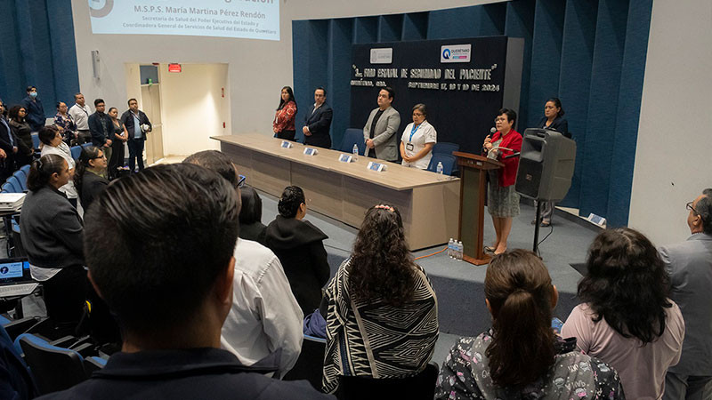 Inaugura Secretaría de Salud de Querétaro Foro de Seguridad del Paciente 