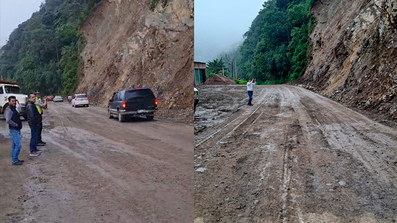 Se reanuda en su totalidad la circulación vehicular en la Carretera Federal 120 SJR – Xilitla 